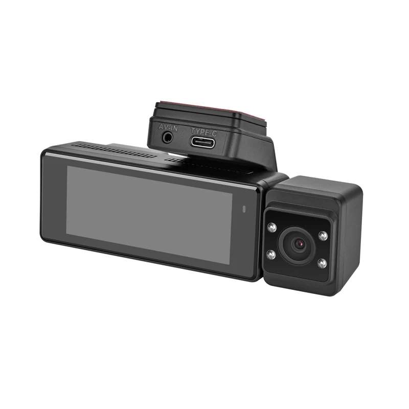Front Real 2K Inside1K Rear1K Build GPS ADAS Driving Assistance Three Cameras 150° Wide Angle Loop Recording APP Control Dashcam - Image 2