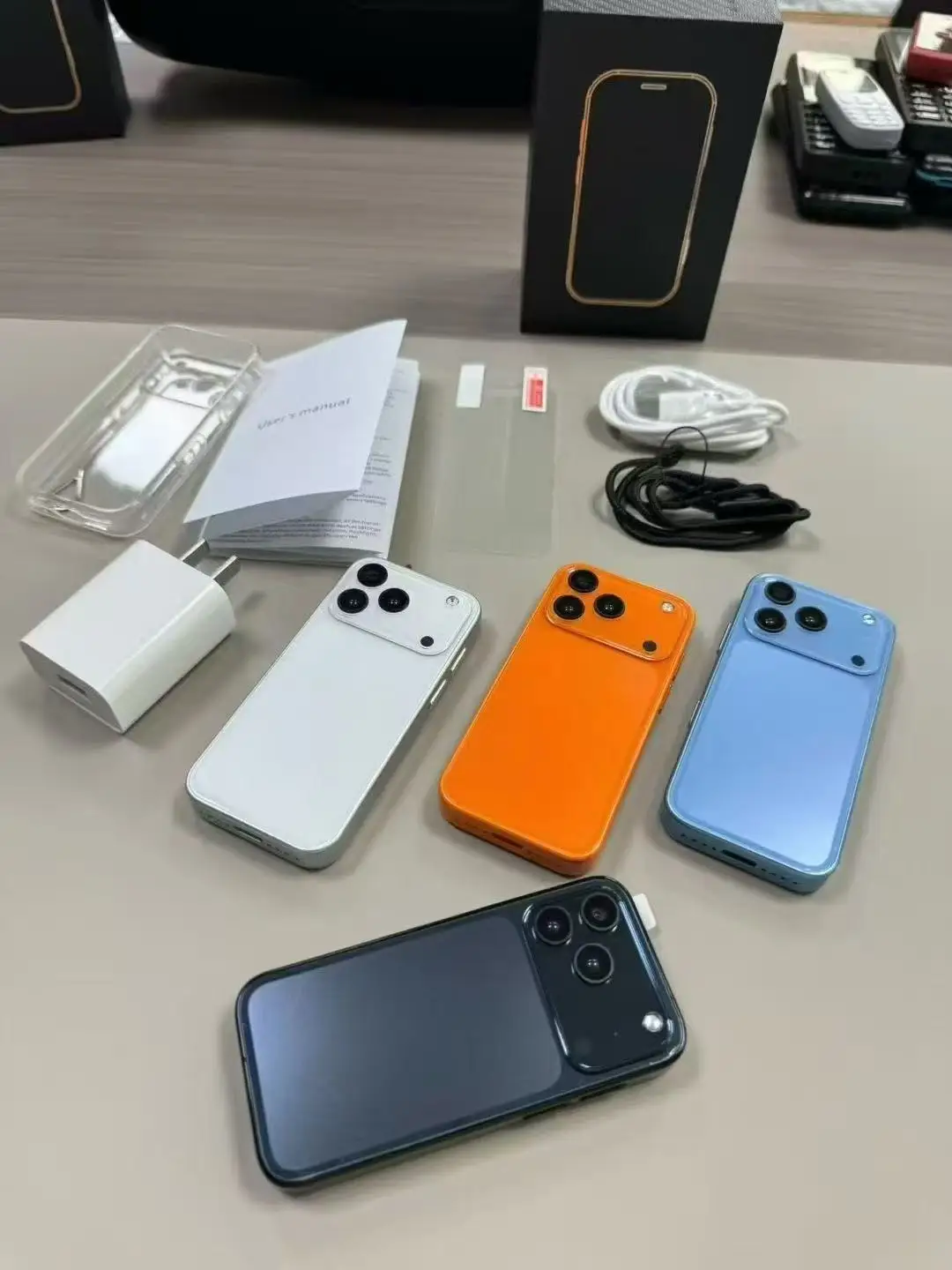 New Unlocked 17Promax Mini Android Phone 4G+128G OLED Deca Core Dual-SIM Dual-Standby System Cheap Cellphone HD Screen - Image 3