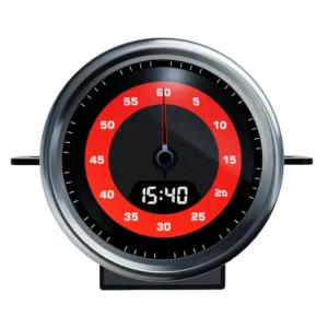 Analog Sport Chrono Stopwatch Dashboard Cover for Porsche Cayenne 2010-2017 Auto Electronics Interior Modification