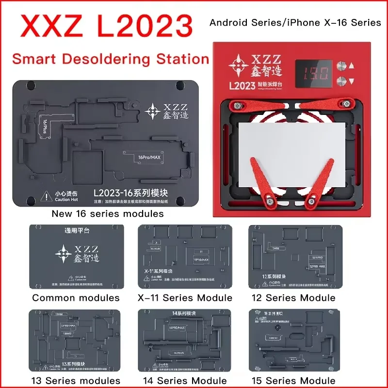 XZZ L2023 Middle Layer Heating Face ID PCB Board Repair Heating Platform Preheater for X-17 Pro Max Series Desoldering Station - Image 2