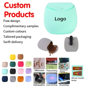 Silicone Dog Training Waist Pack-Portable Snacks Bag for Dog Supplies