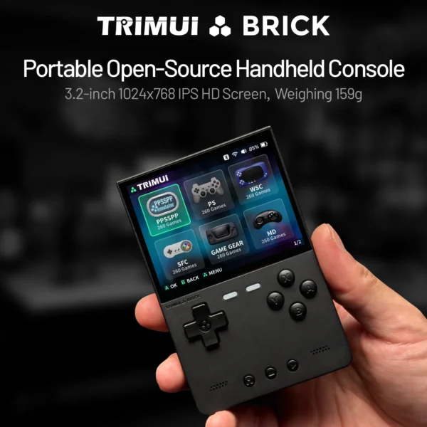 Trimui Brick Retro Handheld Game Console Linux System 3.2 Inch 1024×768 ...