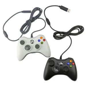 OEM X360L Xbox360 Wired Joystick with Vibration for 360 Console and PC Steam Black Myth Goku Games Pack of 5