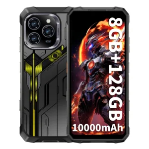 New Rugged I18 8GB+128GB IP68 Waterproof Unlocked Rugged Smartphone Android 14 Night Vision 10000mAh Dual Sim Rugged Phone