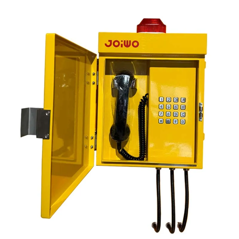 Emergency Call Station Weather Proof Telephone for Public and Industrial Areas with Warning Light
