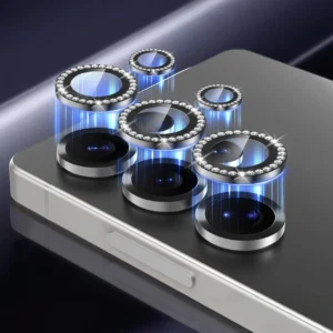 AR Anti-Reflective Glitter Bling Diamond Camera Lens Protector for Samsung Galaxy S26/S26+/S26 Ultra Rear Camera Protection Pack of 100