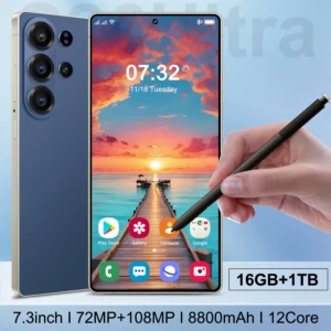 Value Deal S26 Ultra 5G Smartphone 16GB+1TB Storage Camera Unlocked Android Mobile Phone with Face ID Fingerprint Dual SIM