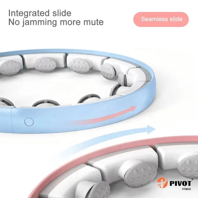 Fashion Adjustable Weighted Hoola Hoops With Led Display Smart Hoola Hoops for Cardio Training Weight Loss Pack of 20 - Image 4