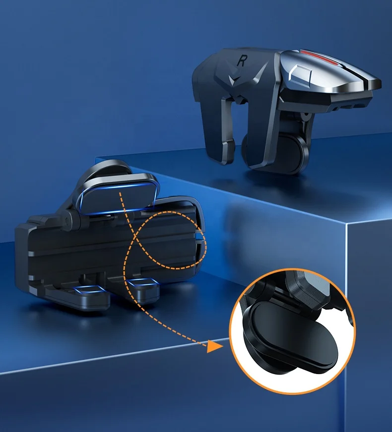 Mobile Shooting Gaming Button Triggers Gamepad Game Controller Joystick for Smartphone Pack of 10 - Image 2