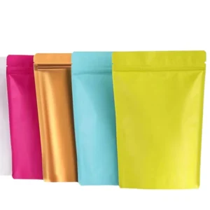 Custom Printed Ziplock Food Grade Aluminum Foil Stand-Up Pouch Smell-Proof Pet Food Packaging 3.5G Capacity OEM Wholesale Pack of 100