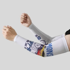 Men Summer Ice Silk Cooling Fitness Arm Cover Breathable Sports Protection Cycling Fishing Arm Sleeves Pack of 2