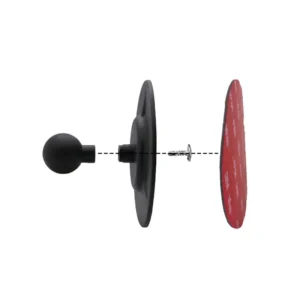 360 Degree Sticky Phone Holder Mount 1'' Plate Round Ball Base Camera Bracket for gopro Car Dash Mount for Go Pro Adhesive Mount