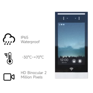 Tuya 8-Inch Android Touch Screen Electric Outdoor Video Intercom System IP Intercom Video Door Phone WiFi Network Home Hotel