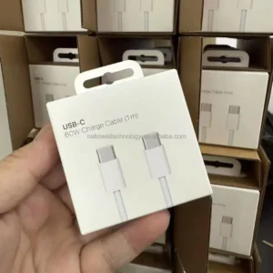 Braided 60W Fast Charger Cable 1M Usb C Cord Type C to Type C Data Cable 15pro 16 Pro Max for Iphone 15 Pack of 30