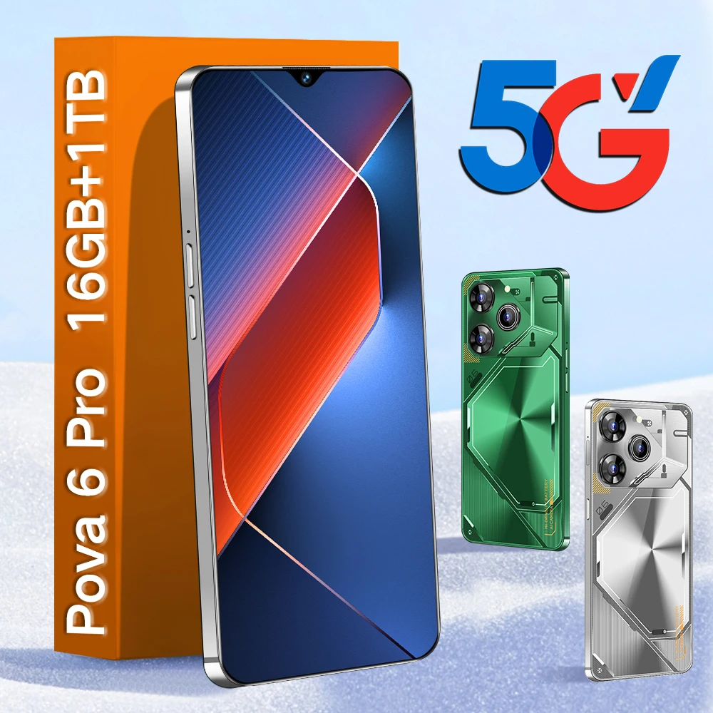 Pova 6 Pro Phone 5G Smartphone with 16GB RAM 1TB Storage Long Battery Life Dual SIM Compatibility Android 14 OS - Image 4