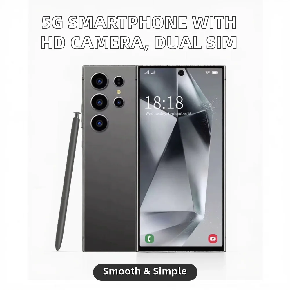 5G Mobile Phone with 108MP Camera LTE English Dual SIM Android Smartphone - Image 2