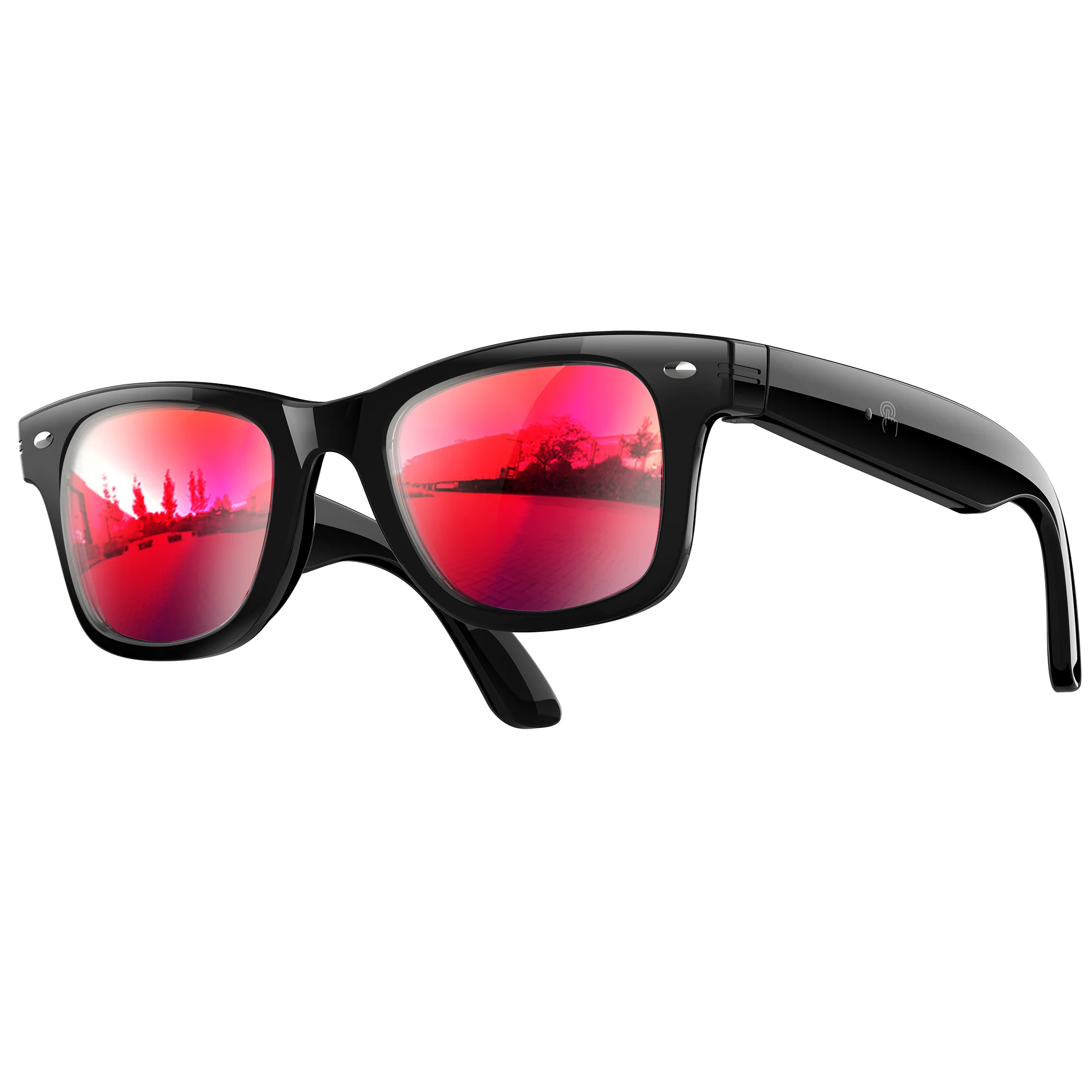 W300 Health Monitoring Smart Glasses with Heart Rate Blood Oxygen Body Temperature Tracking UV Detection Fashion Sunglasses Pack of 2