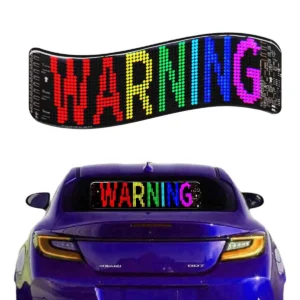 LOY New 5V Waterproof IP65 APP Control Flexible LED Screen Matrix Panel Display with Custom Car Sign Board Pack of 100