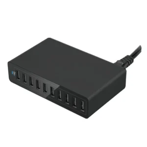 Multi Ports Charger 60w 10 USB Ports USB Hub Desktop 10 Port Usb Fast Mobile Phone/Tablet 5V/12A Charger