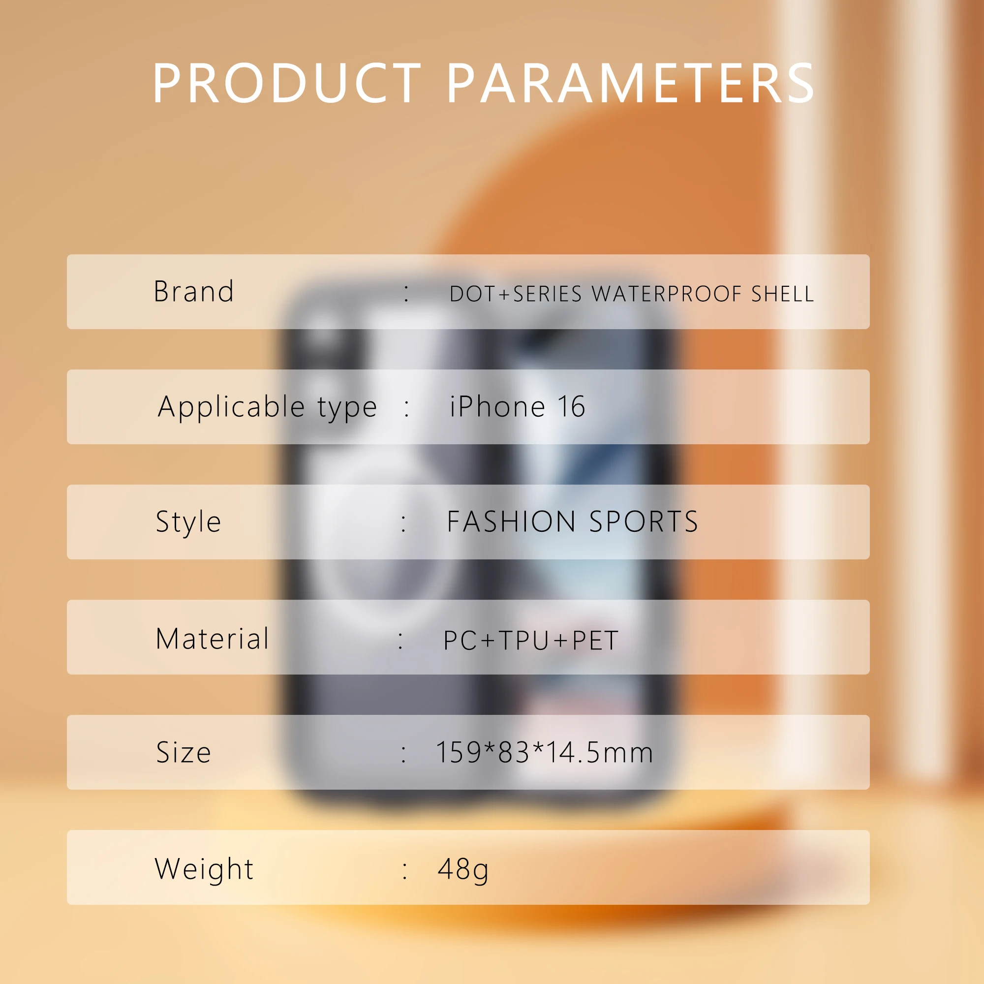 Waterproof Magnetic Wireless Charging PC Case 16Pro/Plus /Pro Max Sealed Swimming Bag Rugged Cover Stock Available for iPhone 16 - Image 2