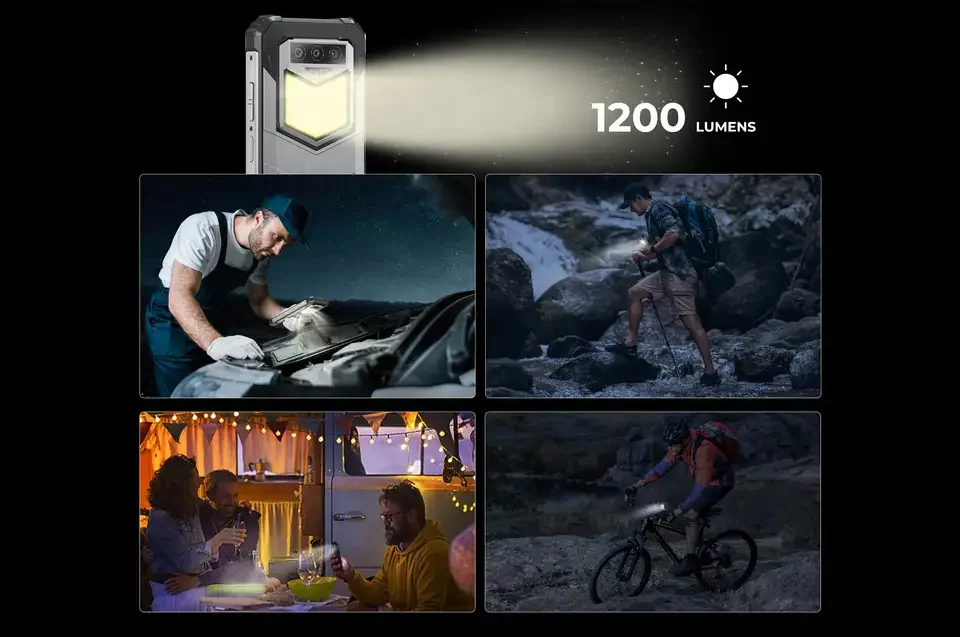 Good Quality 8+256GB 10000mAh Outdoor GPS Camera Outdoor Phone Worldwide 48MP Rugged Smartphone Night Vision Cam - Image 4