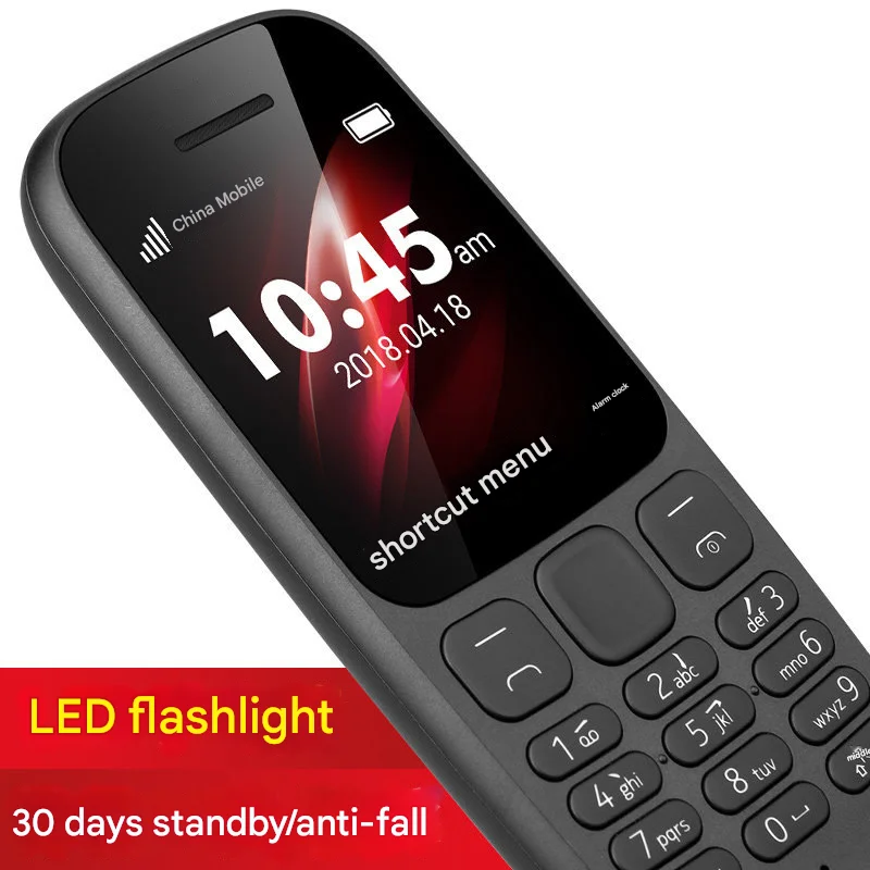 H1057 Feature Phone Kai OS 2G Network Dual SIM 900/1800MHz Long Battery Life for Remote Areas Africa South Asia Southeast Asia Pack of 5 - Image 3