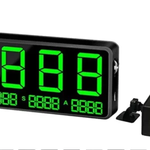 SX-TECH Universal GPS HUD Head Display Speedometer Odometer LED Digital Speed Display MPH Alarm Car Clock OBD Support Model HUD