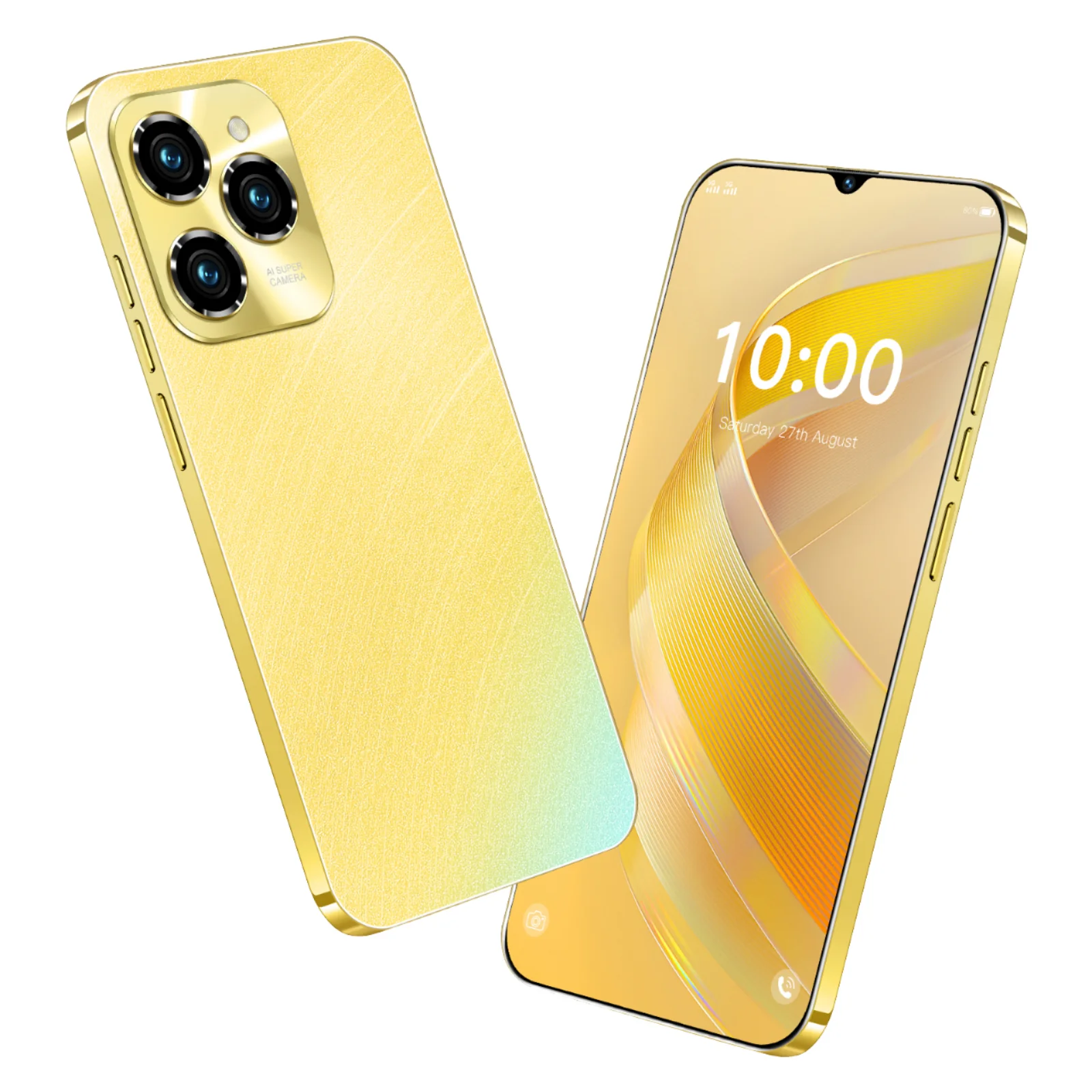 HOT40 Pro 5G Smartphone Dual SIM 6.8 Inch 2K HD Screen 8000mAh Battery 16GB+1TB Memory 108MP Android 14 Shockproof Gaming LTE