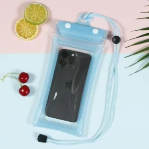 Waterproof Phone Pouch/Case Floating Waterproof Mobile Phone Pouch Universal TPU PVC Clear Waterproof Dry Beach Bag With Lanyard Pack of 50