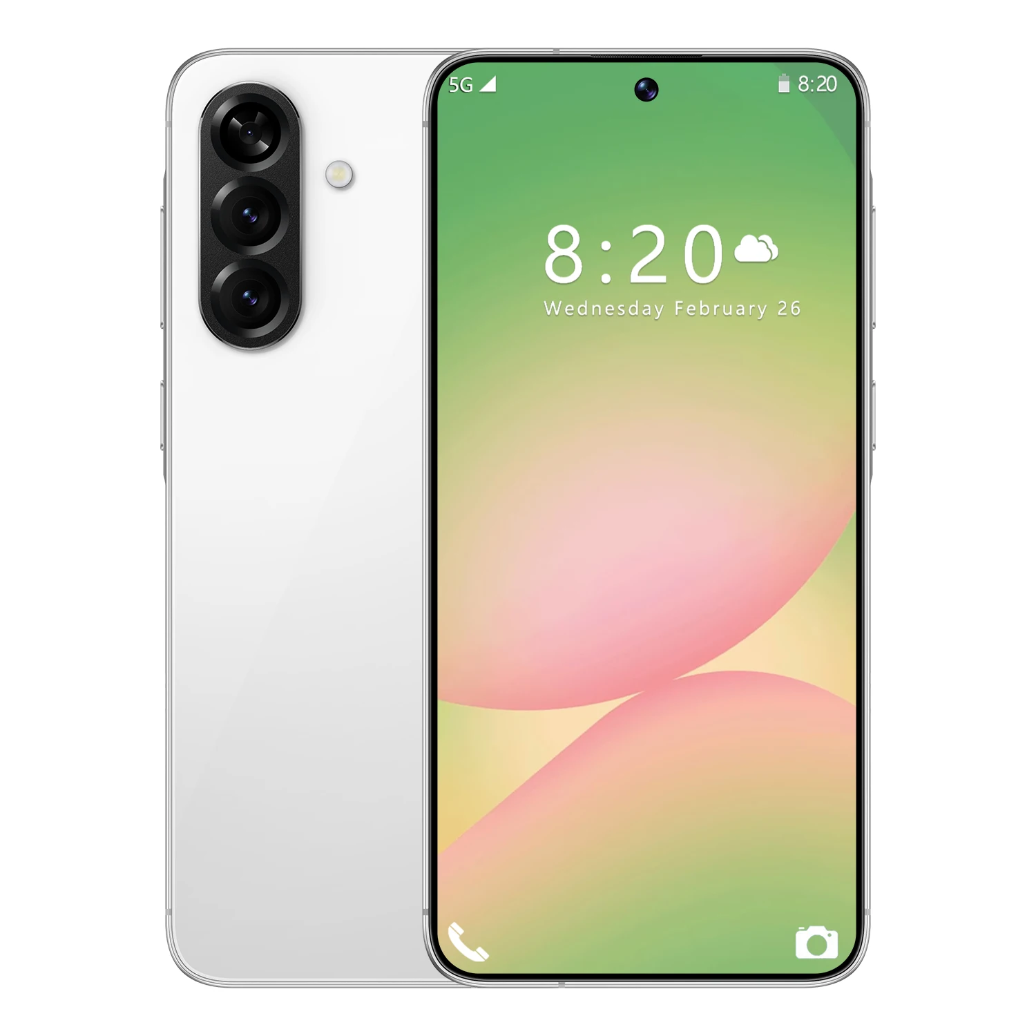 Stylish Feature Phone A56 with HD Screen & Dual Camera 108MP Rear Lens CDMA & LTE Cellular in Spanish for Fashion Lovers