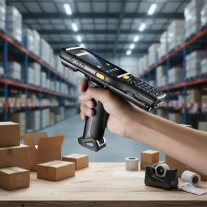 Chainway C61 Rugged Smartphone Handheld Mobile Computer PDA 1D/ 2D Barcode Scanner Built-with Impinj E710 UHF RFID Reader/Keys