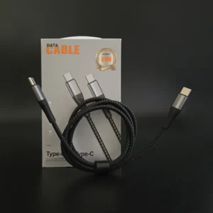 Large in Stocks Flexible Nylon Braided Woven USB C Auf USB C Kabel USB Type C to USB Type C Cables Pack of 100