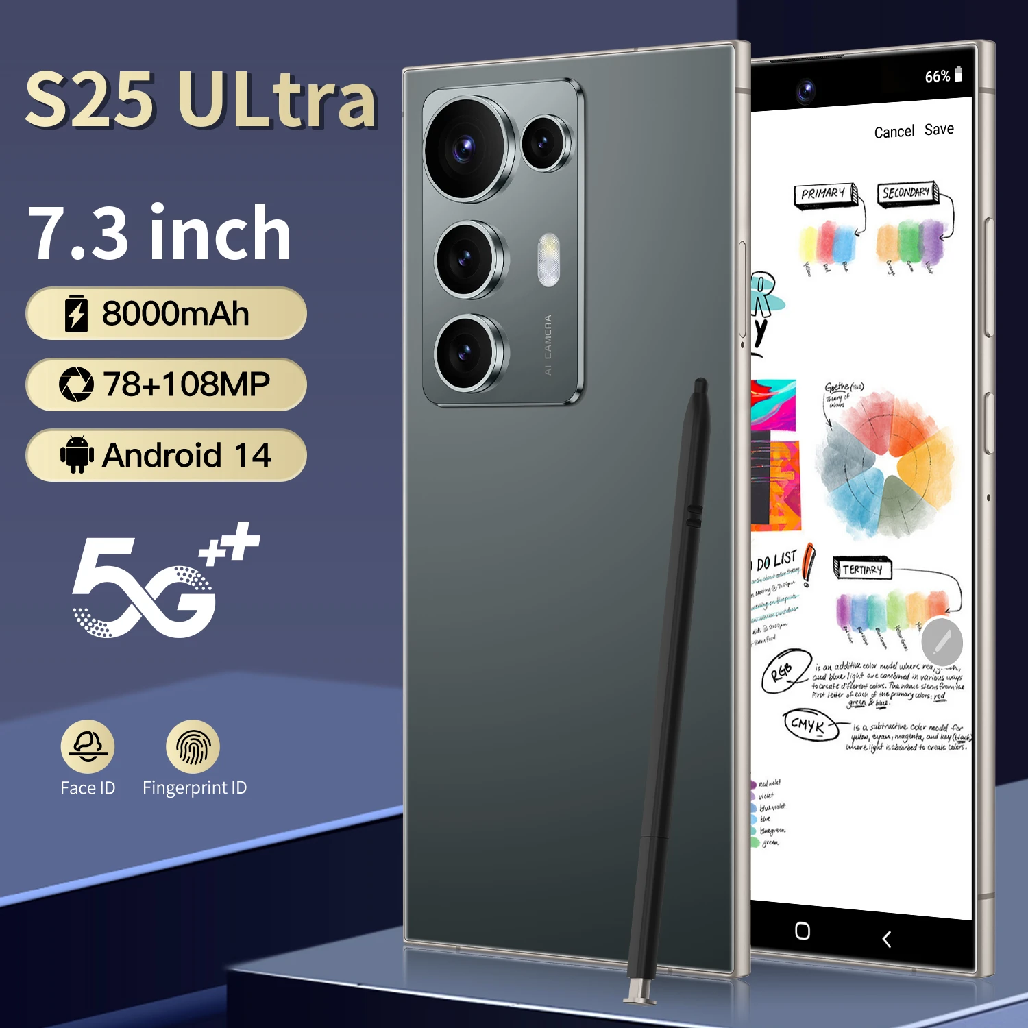 Trending Phones S25 U Smartphones 16gb+1tb 5g Dual Sim Cellphone Mobile Phone - Image 4