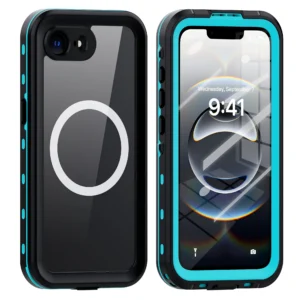 Fashion Sport Clear Back Waterproof TPU+PC 360 Full Body Case Magnetic Slim Lightweight Anti-Slip for 16e