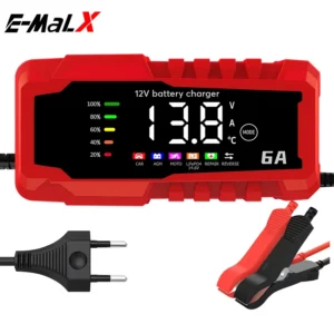 New Model 12v6A EU/US/UK/AU Car Motorcycle Battery Charger and Smart Pulse Repair Maintainer