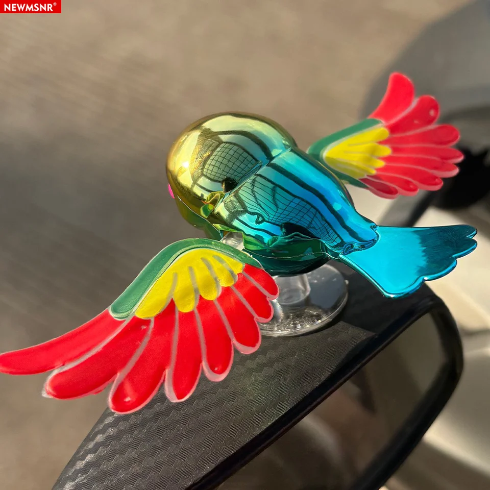 Flying Bird Car & Motorcycle Ornament ABS Plastic Creative Cute Home Decor Car Interior Decoration OLIVER Fit Pack of 10