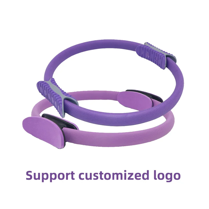 Portable Pilates Hoop Thin Waist Yoga Ring Circle Wholesale Exercise Fitness Equipment for Workout Sports Pack of 2 - Image 3