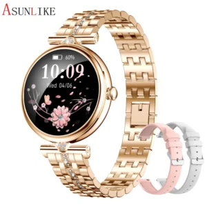 AK73 Women's Fashion Smart Watch Heart Rate Sleep Blood Pressure Monitoring BT Calling Multiple Sports Modes