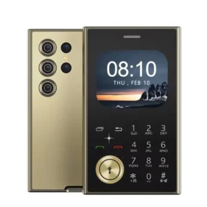 V8 Mini Mobile Phone 2.01" HD Round Screen Dual SIM Card Speed Dial Magic Voice FM Radio Flashlight Small Cellphone Type-C Pack of 5