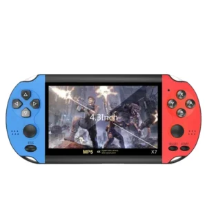 X7 Classic Game Console 4.3 Inch HD Large Screen Mini MP5 Video Game Console Handheld Game Player for PVP PXP Players
