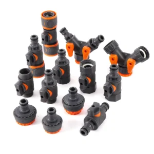 Garden Irrigation Water Hose Pipe Quick Adapter Fitting Faucet Tap Adapter Connector Pack of 100