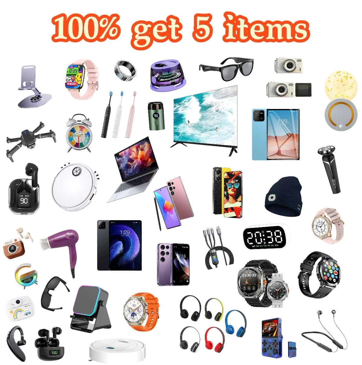 Top Selling Smartphone Smart Watch Tablet Laptop 3C Electronic Wearable Multiple Choices Random Advanced Blind Box Mystery Box - Image 4