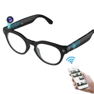 1080P AI Smart Sunglass Camera WiFi Video Take Picture Recording ChatGPT AI Recognizes Objects 32GB Memory 5 Megapixels Recorder Pack of 2