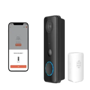 FY832 Tuya Smart WiFi Video Doorbell Auto Focus Infrared Night Vision Phone Intercom PC Material 2MP HD Camera Google Home