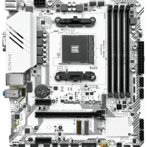 JGINYUE B350M-TI/ARGB M-ATX Motherboard for AMD B350 Chipset Ryzen AM4 DDR4 for Computer ARGB