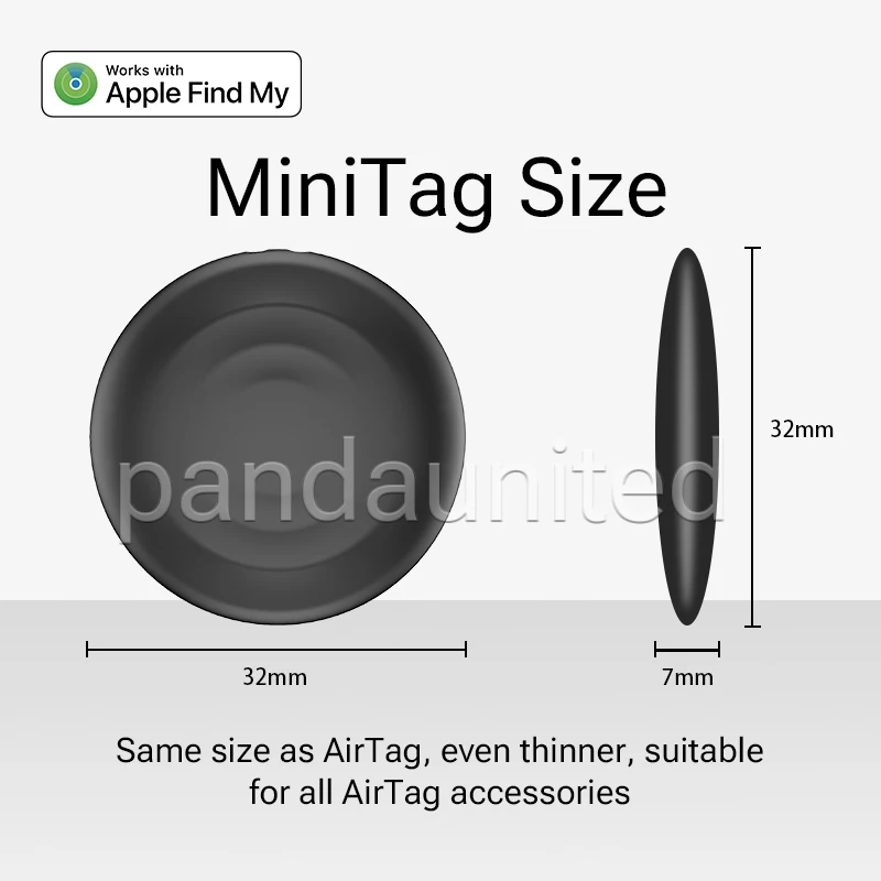 Customized Android Find My Mini Tag Mfi Certified Nordic Chip Tracker Worldwide Tracking Lost Personal Small Key Wallet Pack of 5 - Image 4