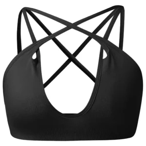Beautiful Summer Sports Vest Seamless Back Steel Ring Comfortable Soft Bra Lightweight Multiple Wearing Methods Breathable