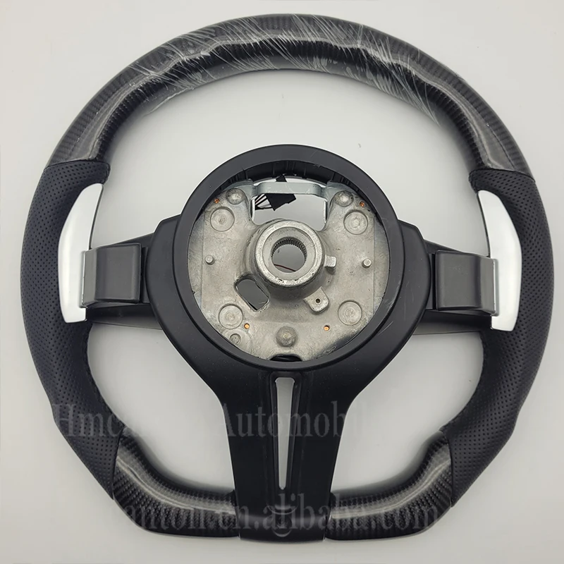 Explosive Models Carbon Fiber Led Perforated Leather for BMW 3 Series 5 Series F10 F20 F30 F90 F01 F02 Car Steering Wheel - Image 2