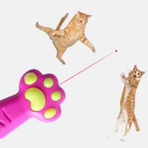 Pet Toy Rechargeable USB Laser Paw Beam Laser Cat Toy Plastic Picture Cat Toys Interactive Custom Sizes 50pcs Stocked Pack of 5