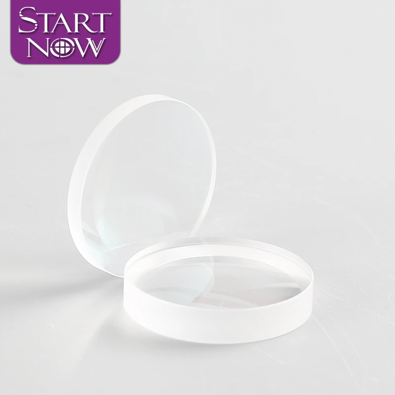 Startnow 2Pcs/Set Focusing Lens D24.7-30mm Fused Silica Laser Focus Collimating Lens for 4KW WSX Fiber Laser Engraving Machines - Image 3